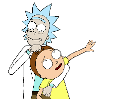 heroes & rick and morty free transparent png image.