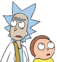 heroes & rick and morty free transparent png image.