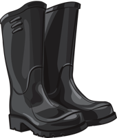 clothing & rubber boots free transparent png image.