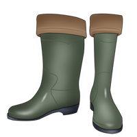 clothing & rubber boots free transparent png image.