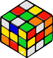 objects & Rubik's Cube free transparent png image.