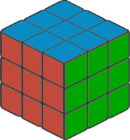 objects & Rubik's Cube free transparent png image.