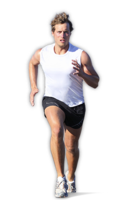 people & running man free transparent png image.