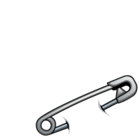 clothing & Safety pin free transparent png image.