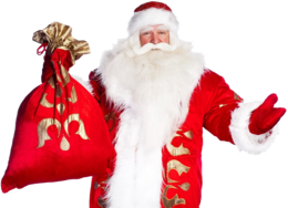 holidays & santa claus free transparent png image.