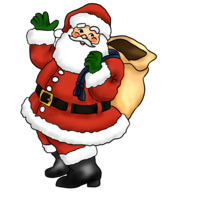 holidays & santa claus free transparent png image.