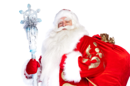 holidays & santa claus free transparent png image.