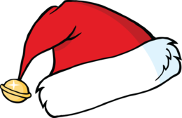 holidays & Santa Claus hat free transparent png image.