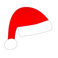 holidays & Santa Claus hat free transparent png image.