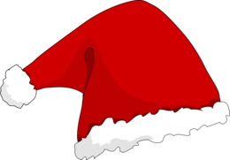 holidays & Santa Claus hat free transparent png image.