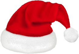 holidays & Santa Claus hat free transparent png image.