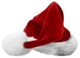 holidays & Santa Claus hat free transparent png image.