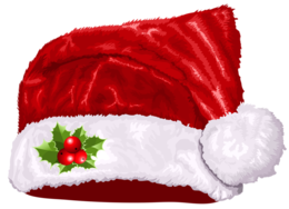 holidays & santa claus hat free transparent png image.