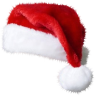 holidays & Santa Claus hat free transparent png image.