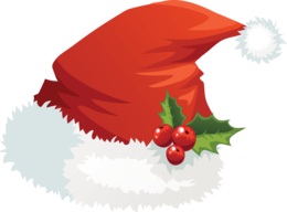 holidays & santa claus hat free transparent png image.