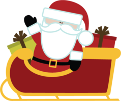 holidays & Santa sleigh free transparent png image.
