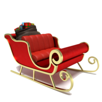 holidays & santa sleigh free transparent png image.