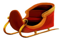 holidays & santa sleigh free transparent png image.