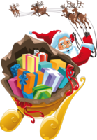 holidays & santa sleigh free transparent png image.