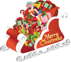 holidays & santa sleigh free transparent png image.