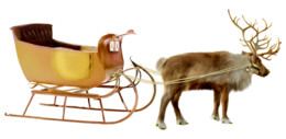 holidays & santa sleigh free transparent png image.