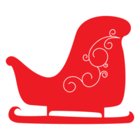 holidays & santa sleigh free transparent png image.