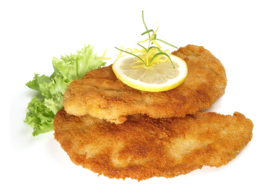 food & schnitzel free transparent png image.