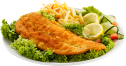 food & schnitzel free transparent png image.