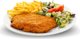 food & Schnitzel free transparent png image.