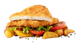 food & schnitzel free transparent png image.