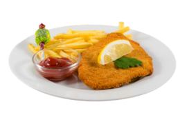 food & schnitzel free transparent png image.