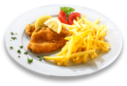 food & schnitzel free transparent png image.