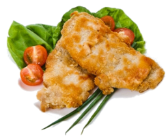 food & Schnitzel free transparent png image.