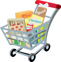 objects & Shopping cart free transparent png image.