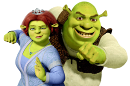 heroes & Shrek free transparent png image.