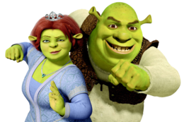 heroes & shrek free transparent png image.