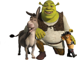 heroes & Shrek free transparent png image.