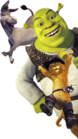 heroes & Shrek free transparent png image.