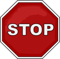 cars & sign stop free transparent png image.