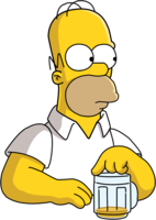 heroes & simpsons free transparent png image.