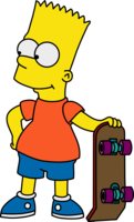 heroes & simpsons free transparent png image.