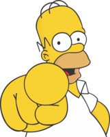 heroes & simpsons free transparent png image.