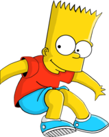 heroes & Simpsons free transparent png image.