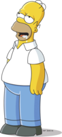 heroes & Simpsons free transparent png image.