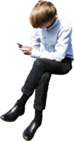 people & Sitting man free transparent png image.