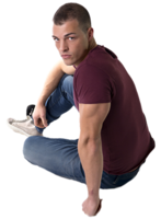 people & Sitting man free transparent png image.