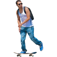 sport & Skateboard free transparent png image.