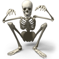 people & Skeleton free transparent png image.