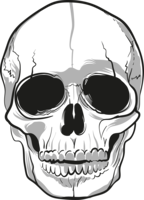 people & skull free transparent png image.