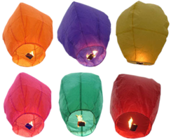 holidays & sky lantern free transparent png image.